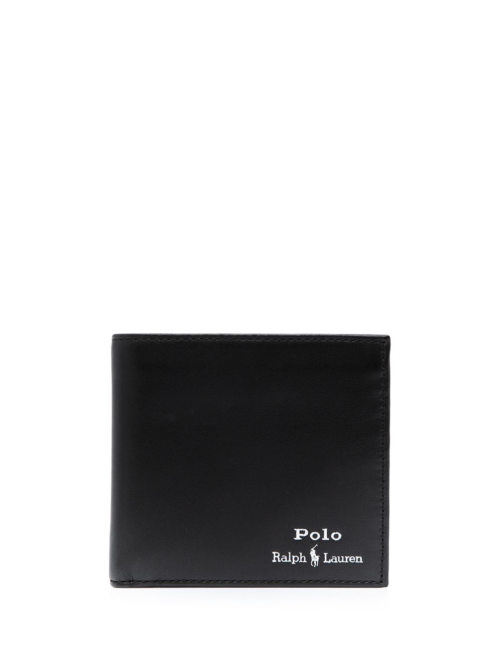 Polo Ralph Lauren logo-embossed bi-fold wallet - Black von Polo Ralph Lauren