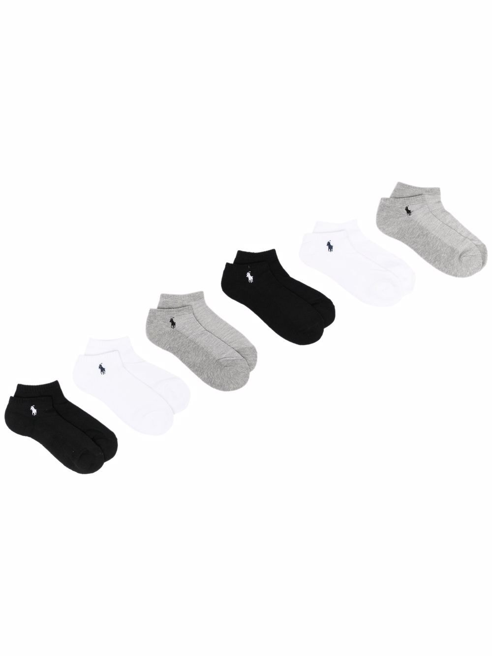 Polo Ralph Lauren logo embroidered ankle socks - Black von Polo Ralph Lauren