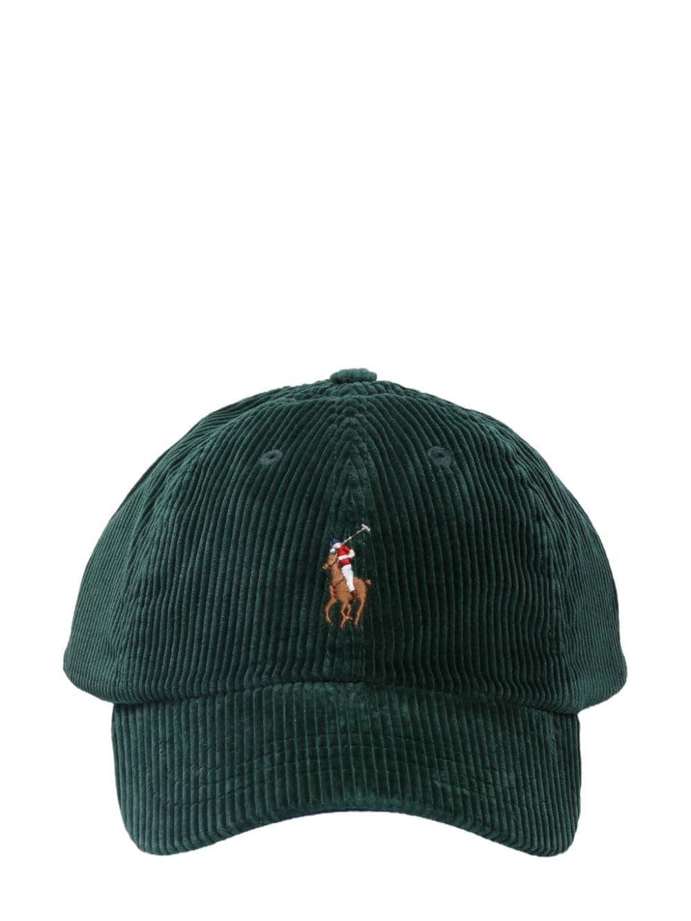 Polo Ralph Lauren logo-embroidered corduroy cap - Green von Polo Ralph Lauren