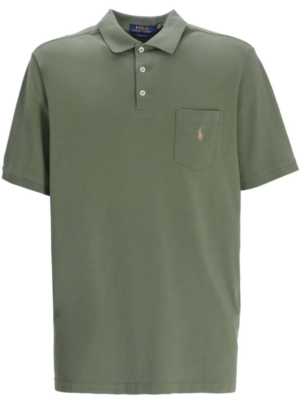 Polo Ralph Lauren logo-embroidered cotton polo shirt - Green von Polo Ralph Lauren