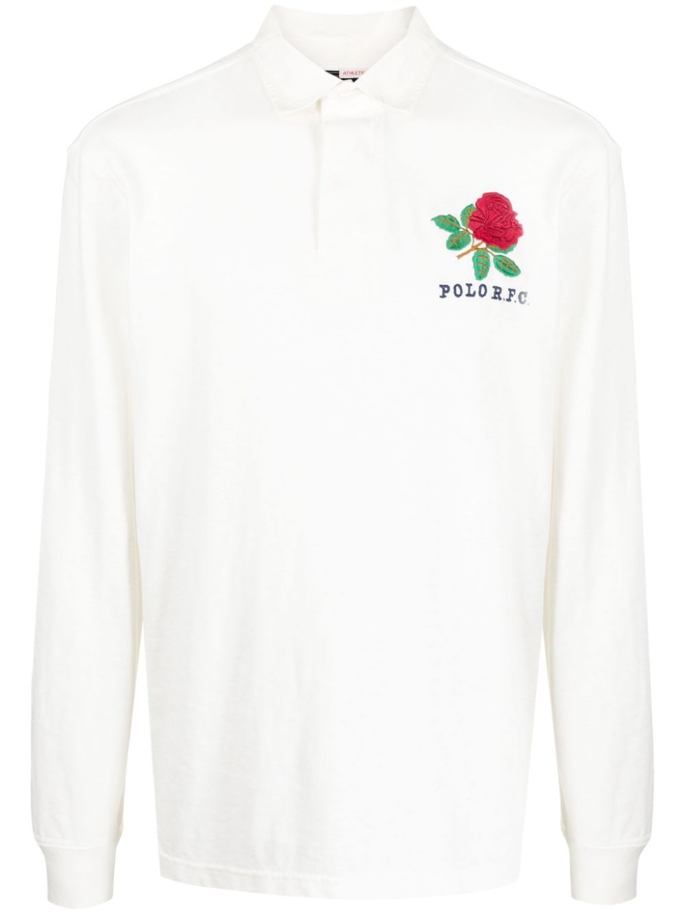 Polo Ralph Lauren logo-embroidered cotton polo shirt - White von Polo Ralph Lauren