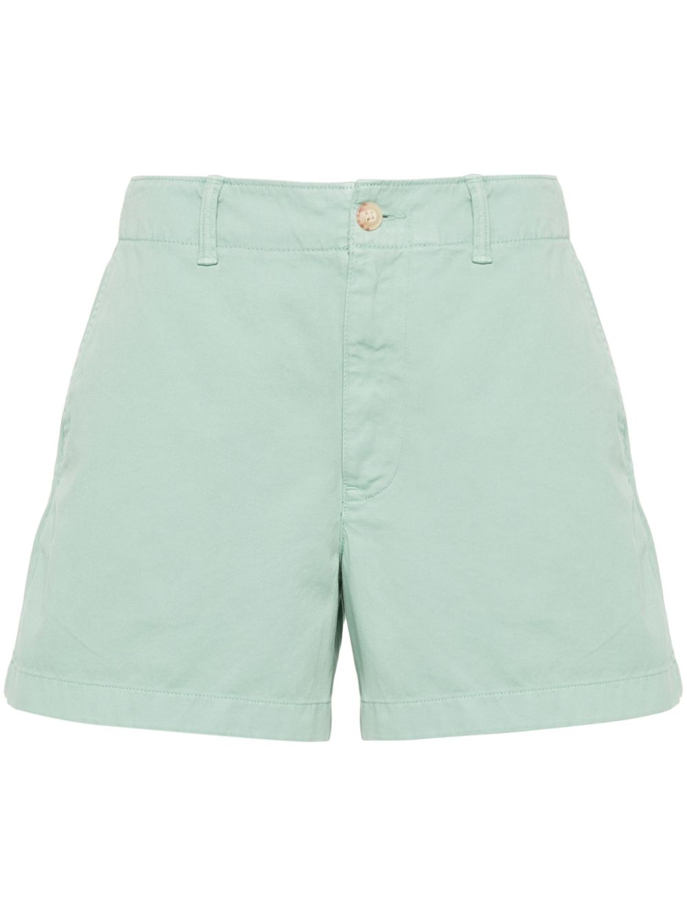 Polo Ralph Lauren logo-embroidered cotton shorts - Green von Polo Ralph Lauren