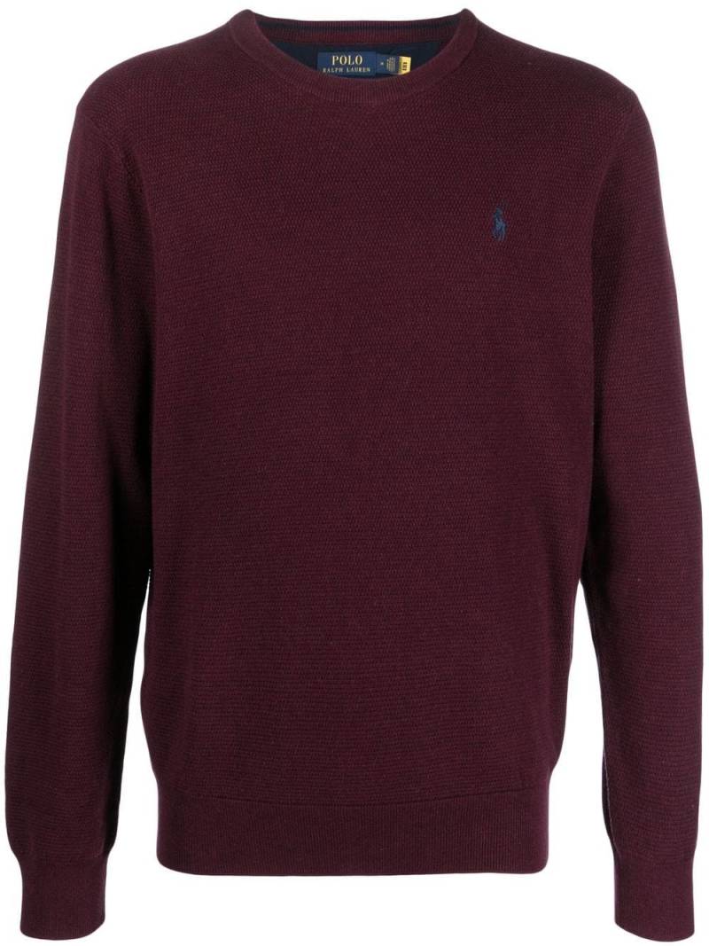 Polo Ralph Lauren logo-embroidered crew-neck jumper von Polo Ralph Lauren