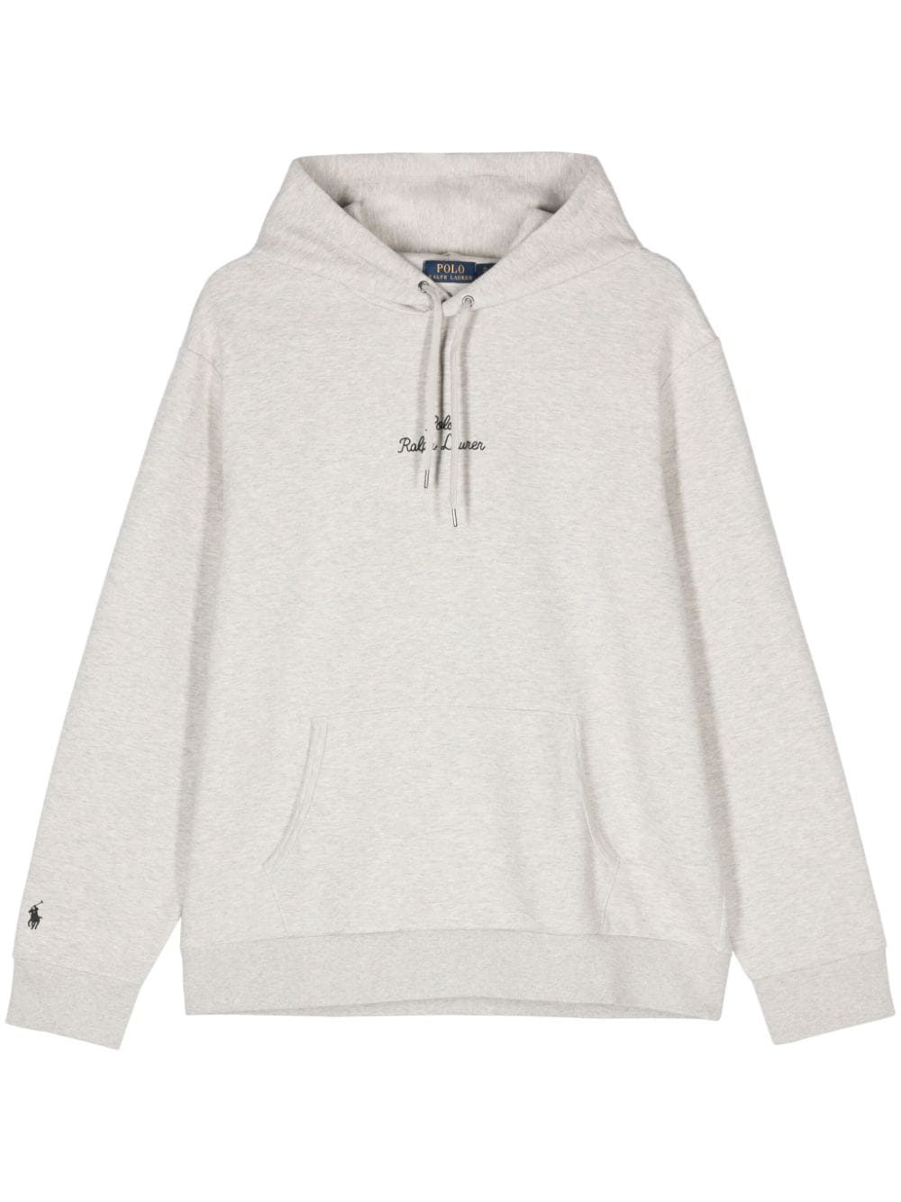 Polo Ralph Lauren logo-embroidered hoodie - Grey von Polo Ralph Lauren