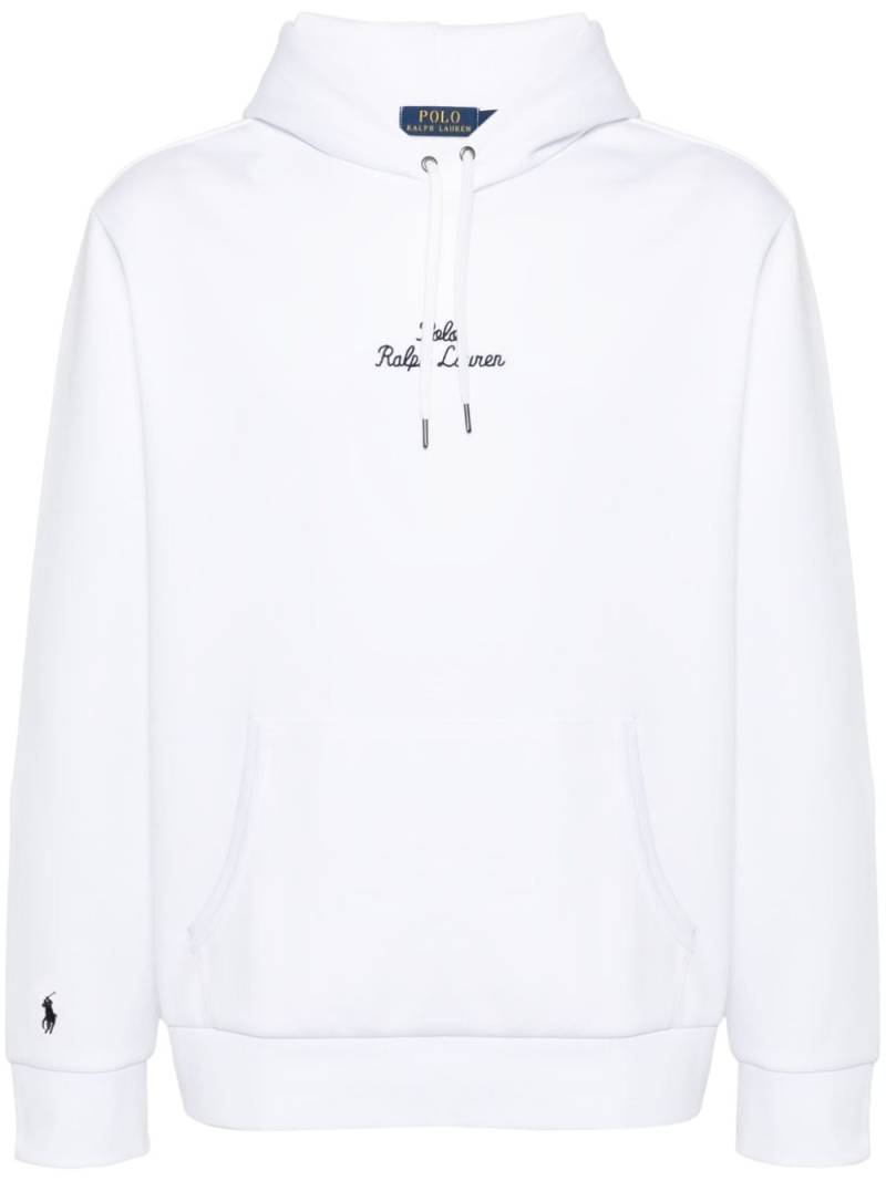 Polo Ralph Lauren logo-embroidered hoodie - White von Polo Ralph Lauren