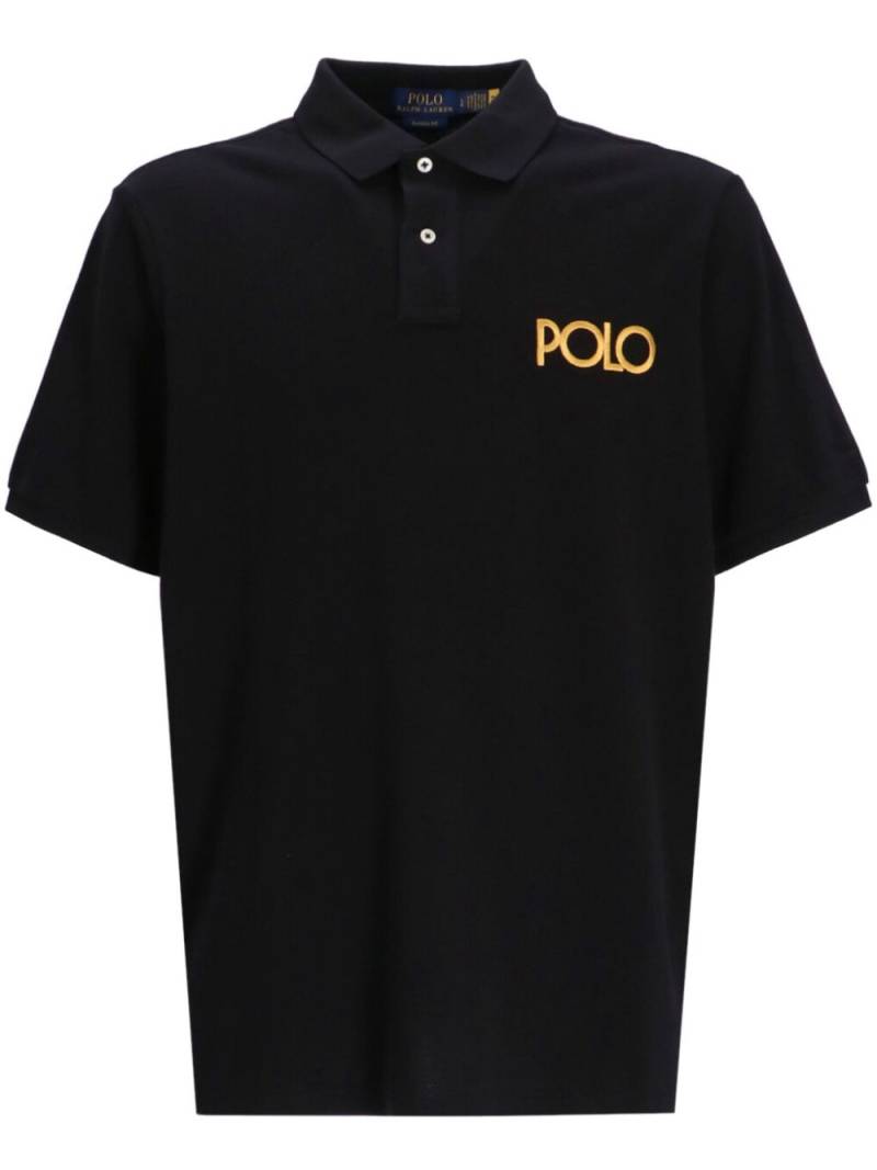 Polo Ralph Lauren logo-embroidered polo shirt - Black von Polo Ralph Lauren