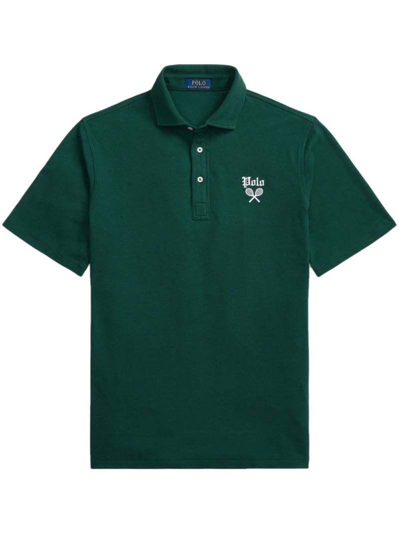 Polo Ralph Lauren logo-embroidered polo shirt - Green von Polo Ralph Lauren