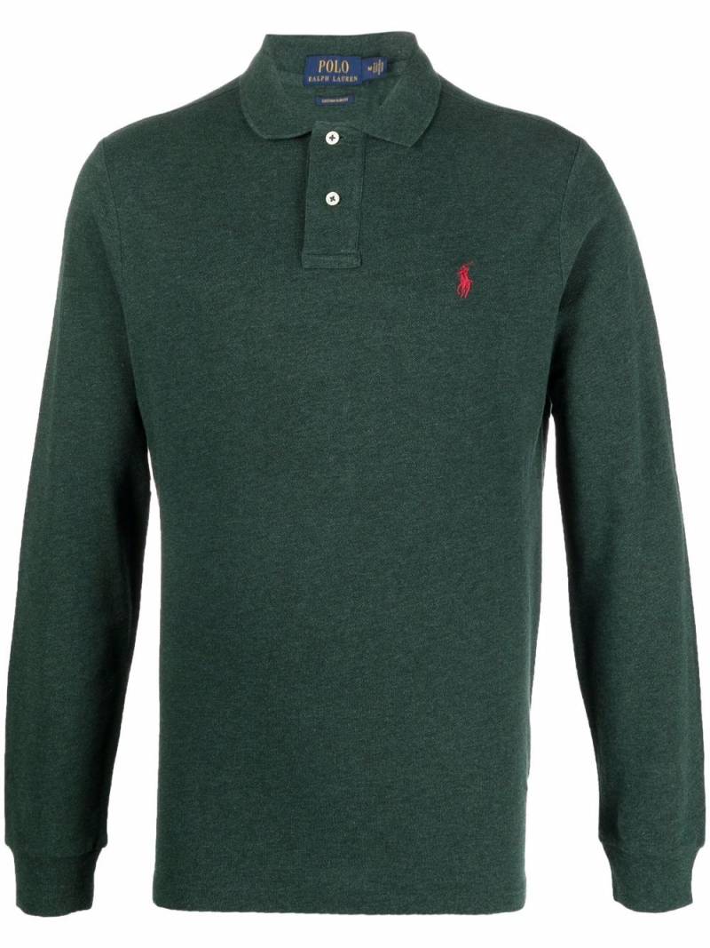 Polo Ralph Lauren logo embroidered polo shirt - Green von Polo Ralph Lauren