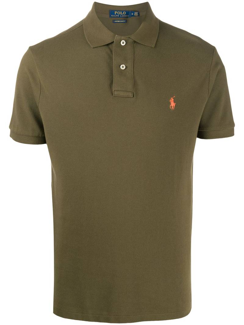 Polo Ralph Lauren logo-embroidered polo shirt - Green von Polo Ralph Lauren