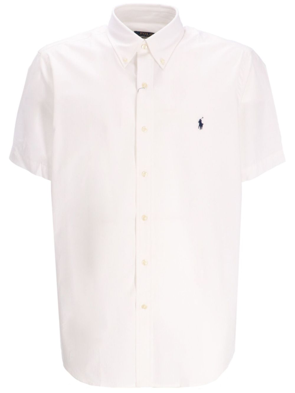 Polo Ralph Lauren logo-embroidered short-sleeve shirt - White von Polo Ralph Lauren