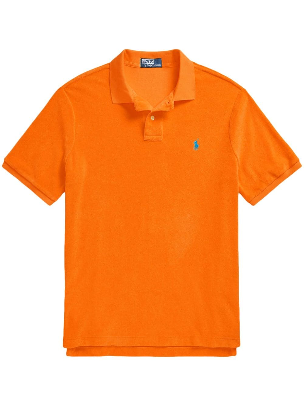 Polo Ralph Lauren logo-embroidered terry polo shirt - Orange von Polo Ralph Lauren