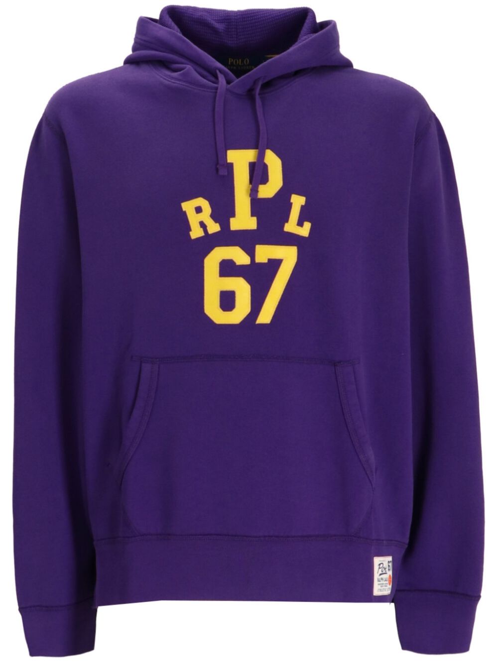 Polo Ralph Lauren logo fleece hoodie - Purple von Polo Ralph Lauren