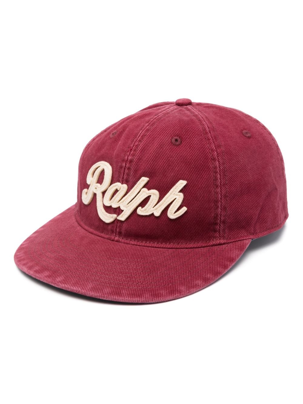 Polo Ralph Lauren logo-patch cap - Red von Polo Ralph Lauren