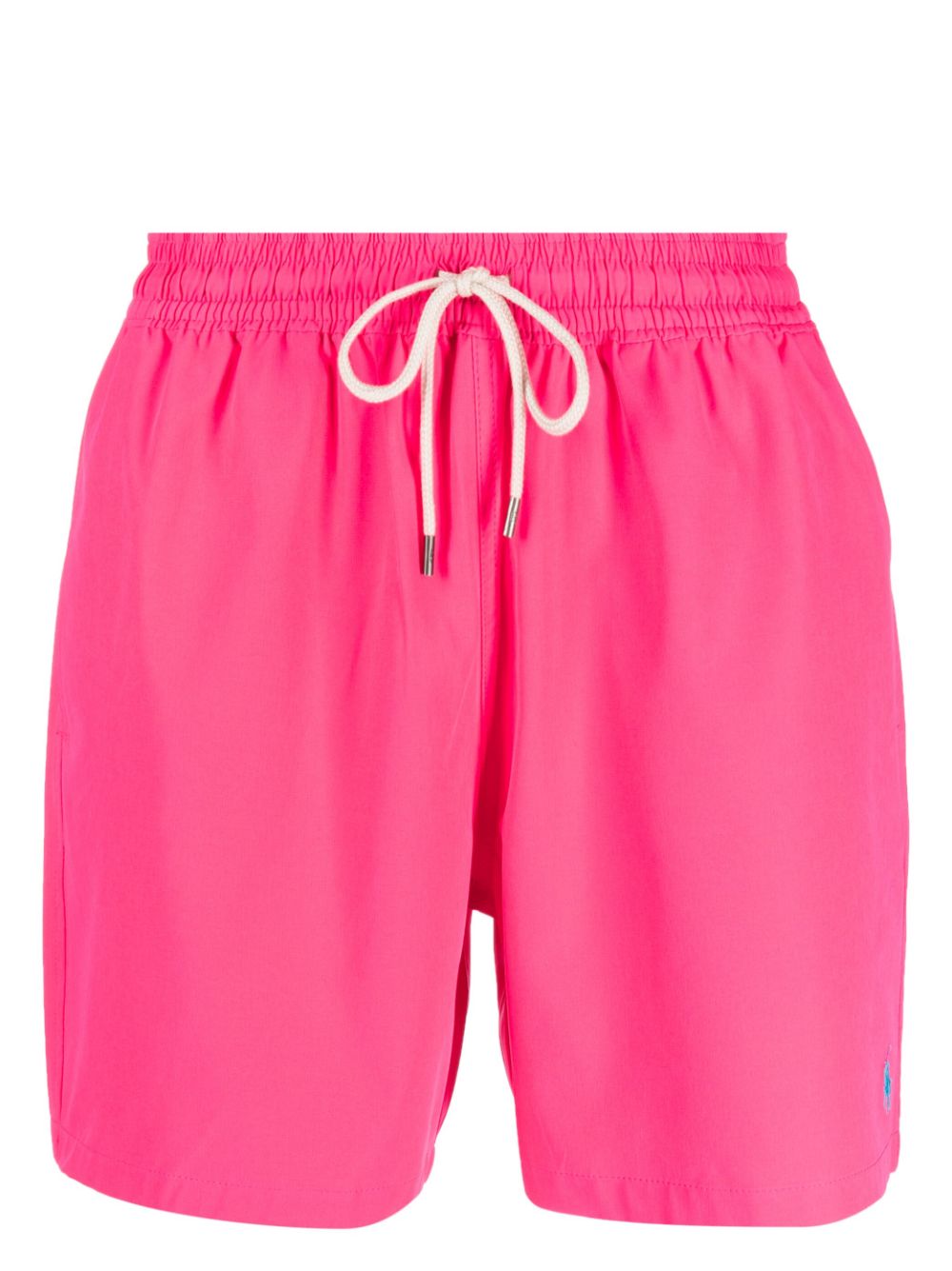 Polo Ralph Lauren logo-patch elasticated swim shorts - Pink von Polo Ralph Lauren