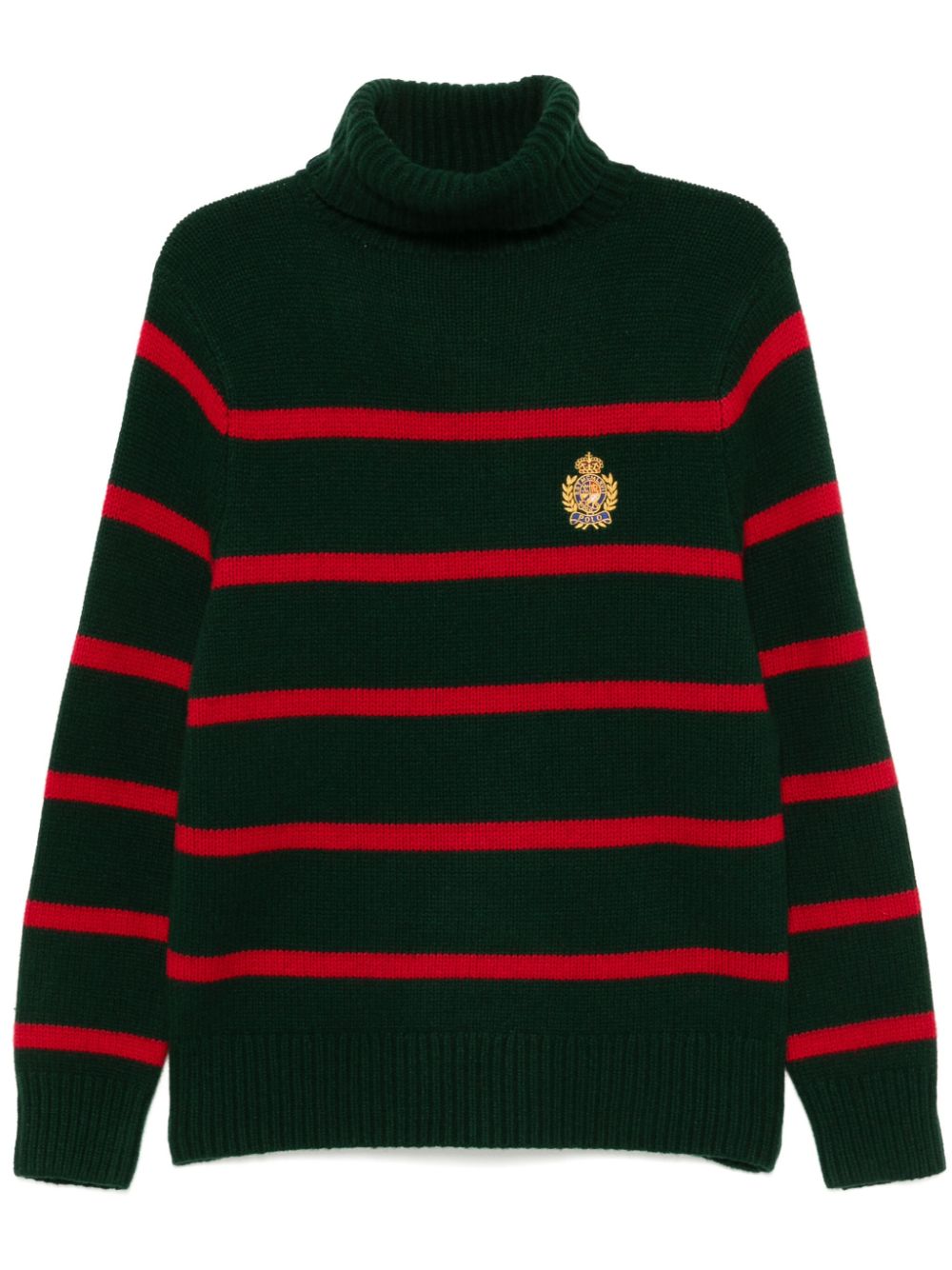 Polo Ralph Lauren logo-patch sweater - Green von Polo Ralph Lauren