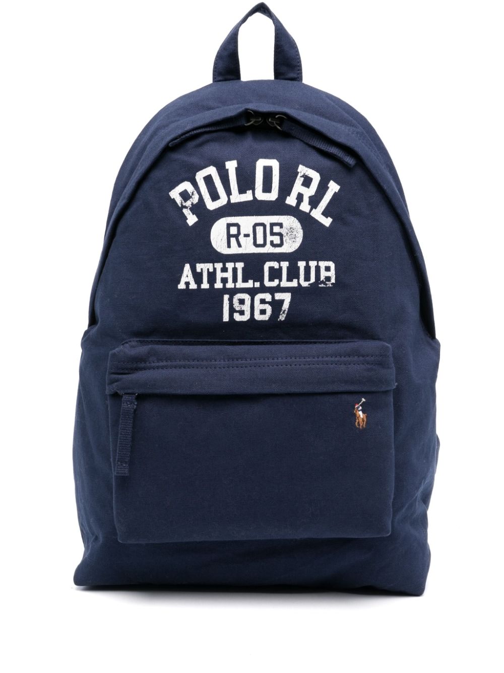 Polo Ralph Lauren logo-print backpack - Blue von Polo Ralph Lauren