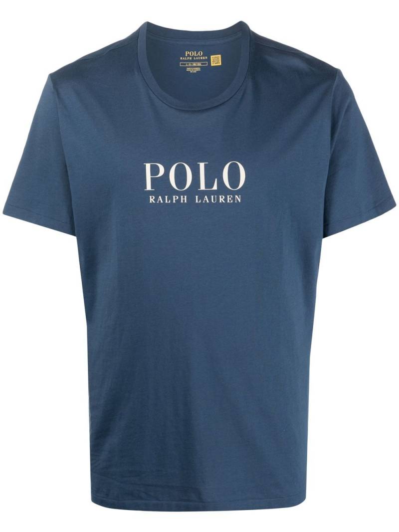 Polo Ralph Lauren logo-print cotton T-shirt - Blue von Polo Ralph Lauren