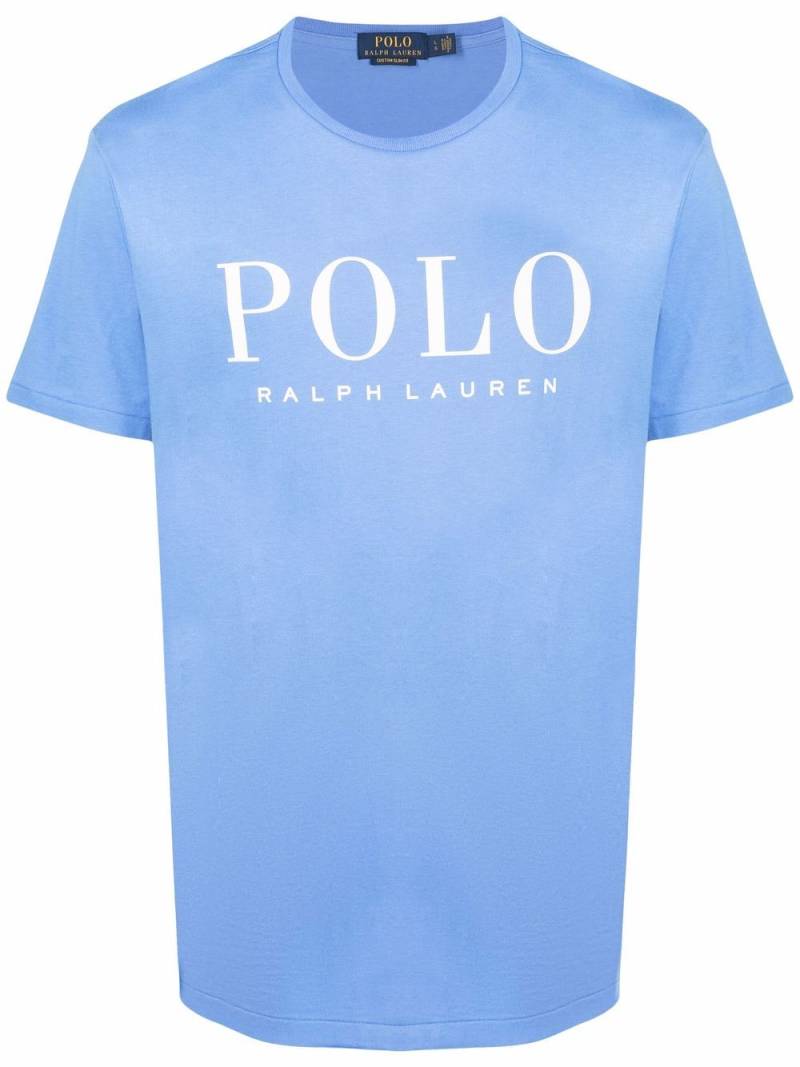 Polo Ralph Lauren logo-print cotton T-shirt - Blue von Polo Ralph Lauren