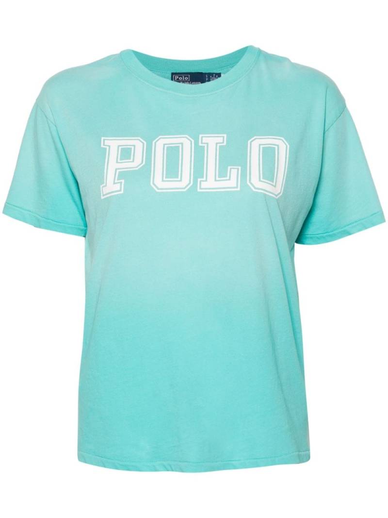 Polo Ralph Lauren logo-print cotton T-shirt - Blue von Polo Ralph Lauren