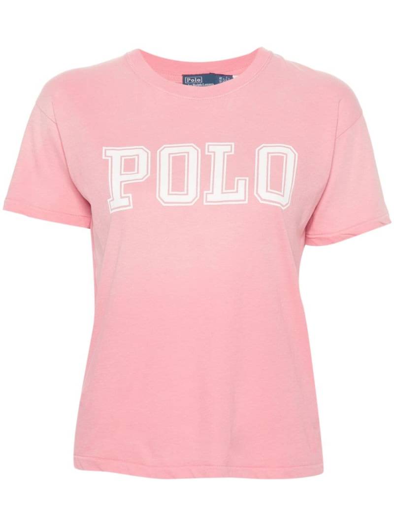 Polo Ralph Lauren logo-print cotton T-shirt - Pink von Polo Ralph Lauren