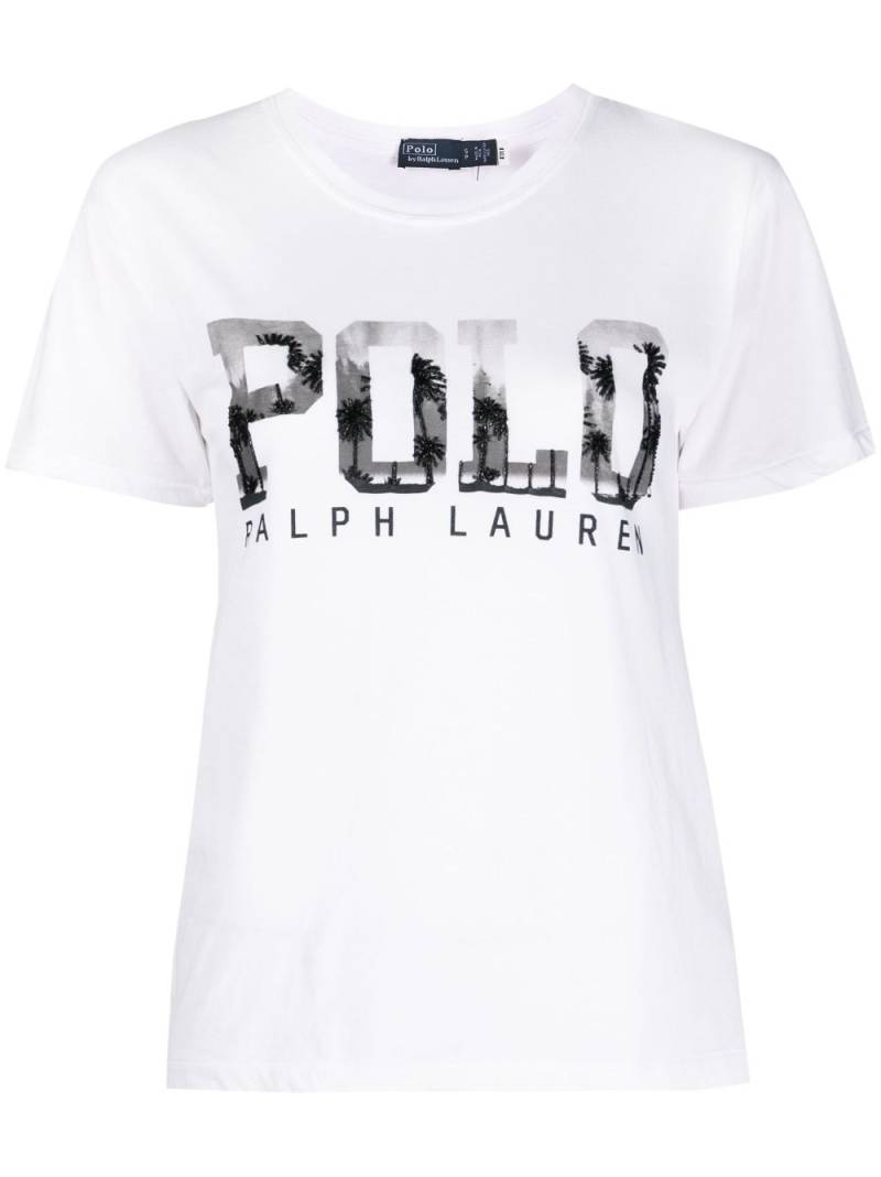 Polo Ralph Lauren logo-print cotton T-shirt - White von Polo Ralph Lauren