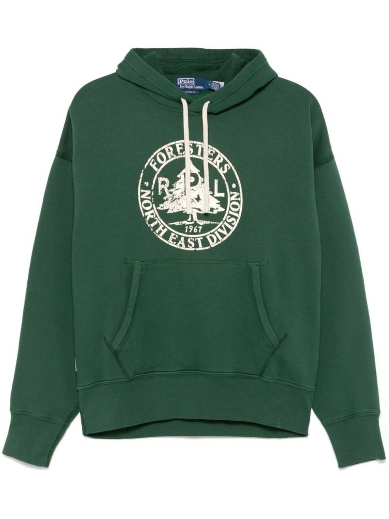 Polo Ralph Lauren logo-print hoodie - Green von Polo Ralph Lauren