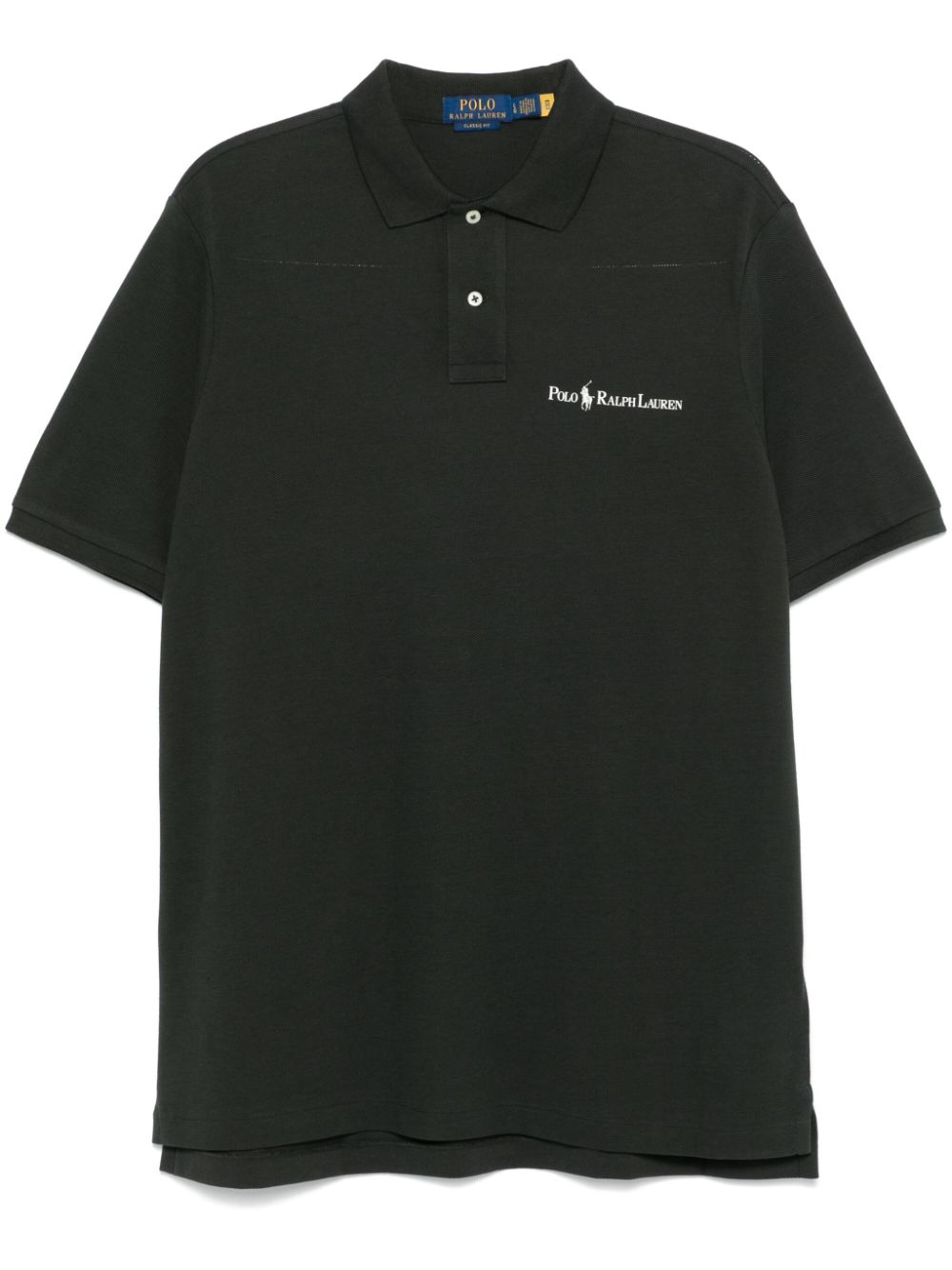 Polo Ralph Lauren logo-print polo shirt - Black von Polo Ralph Lauren