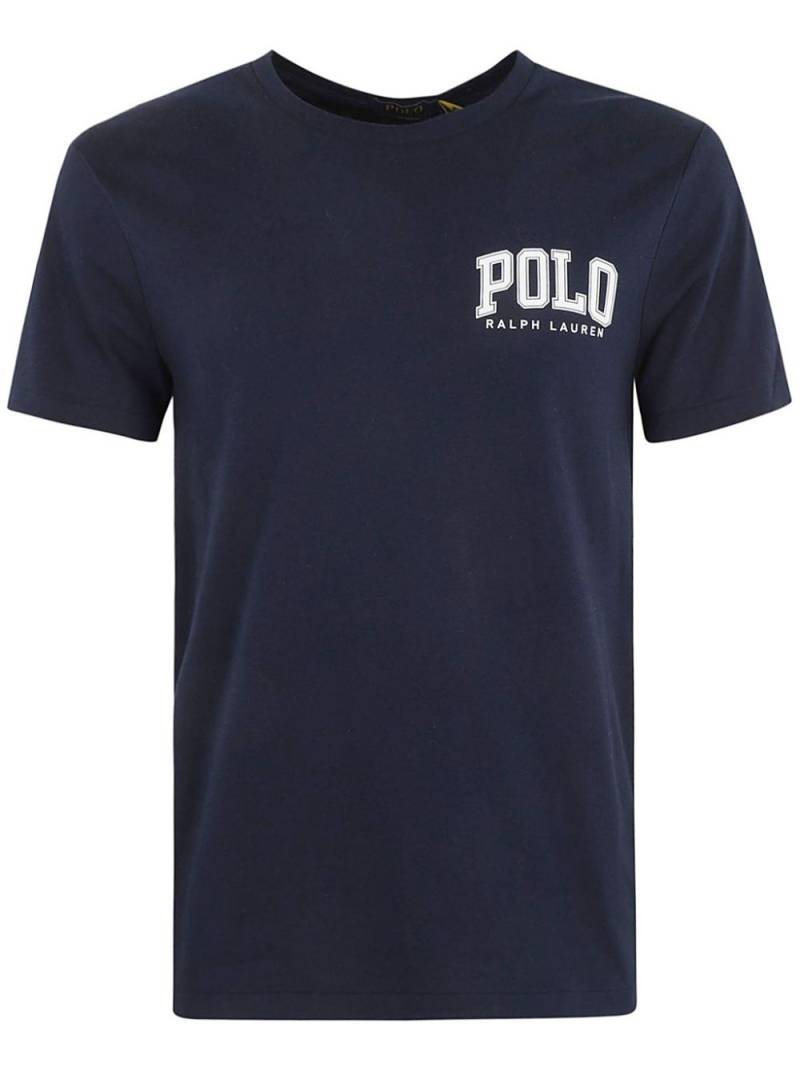 Polo Ralph Lauren logo-pront cotton T-shirt - Blue von Polo Ralph Lauren