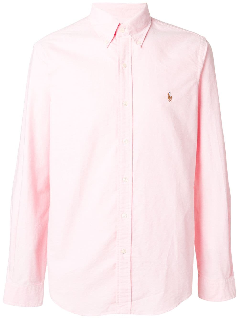 Polo Ralph Lauren logo slim-fit shirt - Pink von Polo Ralph Lauren