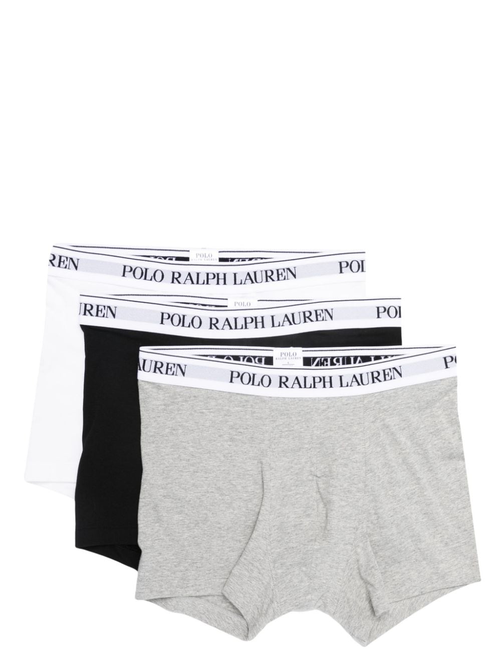 Polo Ralph Lauren logo-waistband cotton briefs (set of 3) - Grey von Polo Ralph Lauren