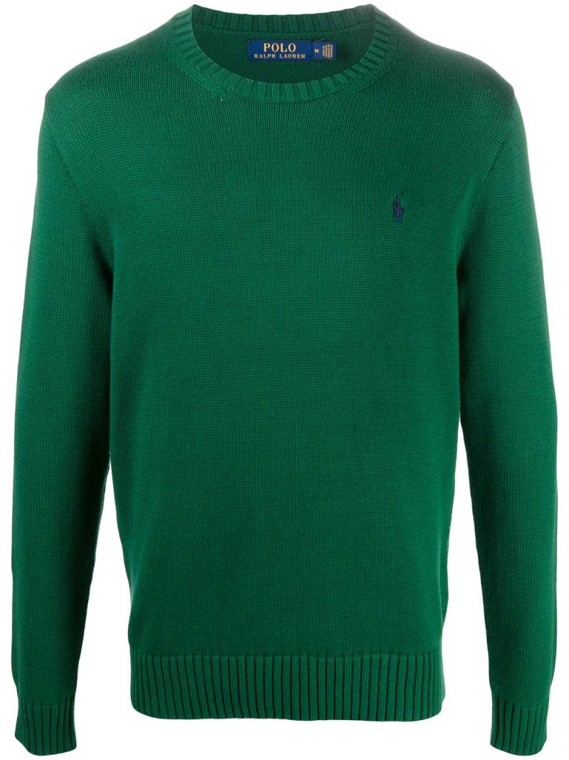 Polo Ralph Lauren long-sleeve logo jumper - Green von Polo Ralph Lauren