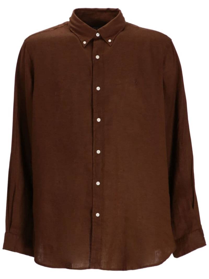 Polo Ralph Lauren long-sleeve sport shirt - Brown von Polo Ralph Lauren