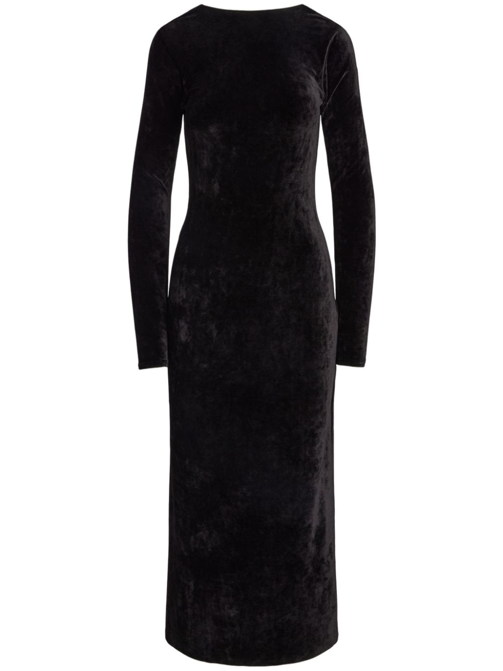 Polo Ralph Lauren long sleeve velvet dress - Black von Polo Ralph Lauren