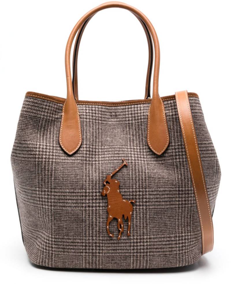 Polo Ralph Lauren medium Bellport tote bag - Brown von Polo Ralph Lauren