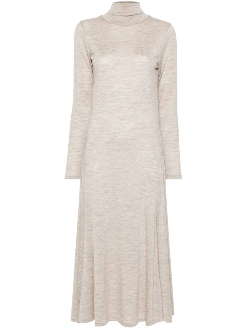 Polo Ralph Lauren mélange-effect maxi dress - Neutrals von Polo Ralph Lauren