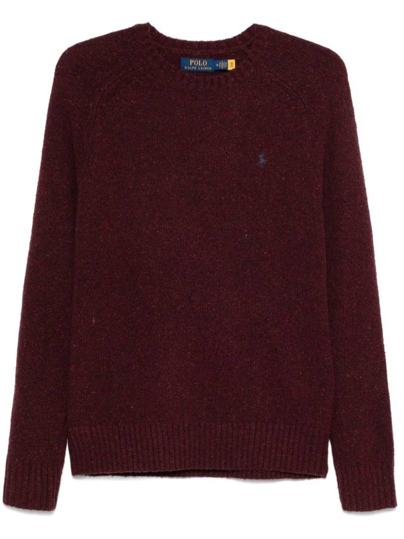 Polo Ralph Lauren mélange sweater - Red von Polo Ralph Lauren