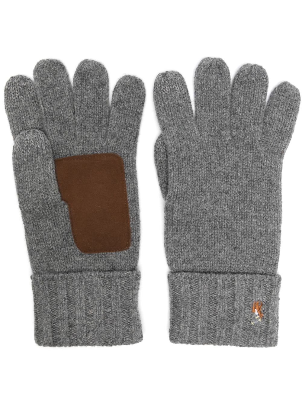 Polo Ralph Lauren merino wool gloves - Grey von Polo Ralph Lauren