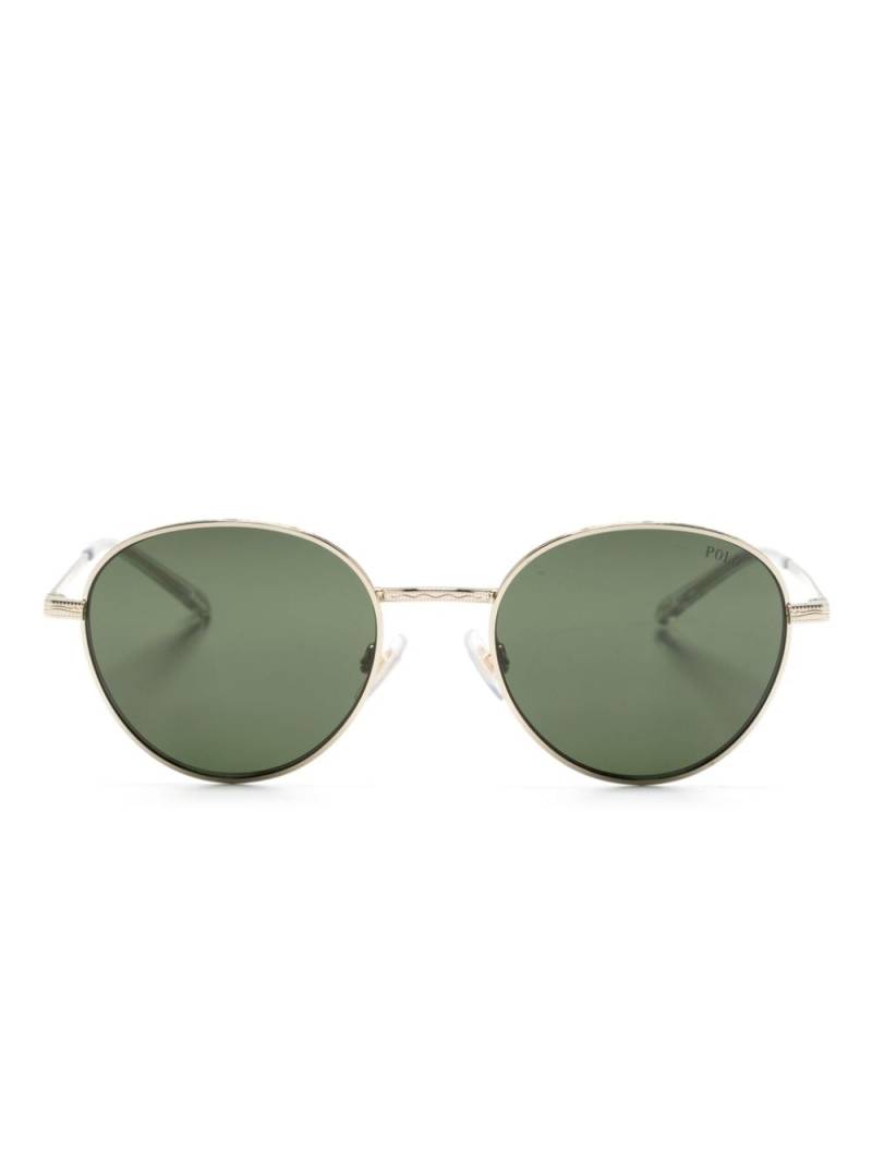 Polo Ralph Lauren metal round-frame sunglasses - Gold von Polo Ralph Lauren