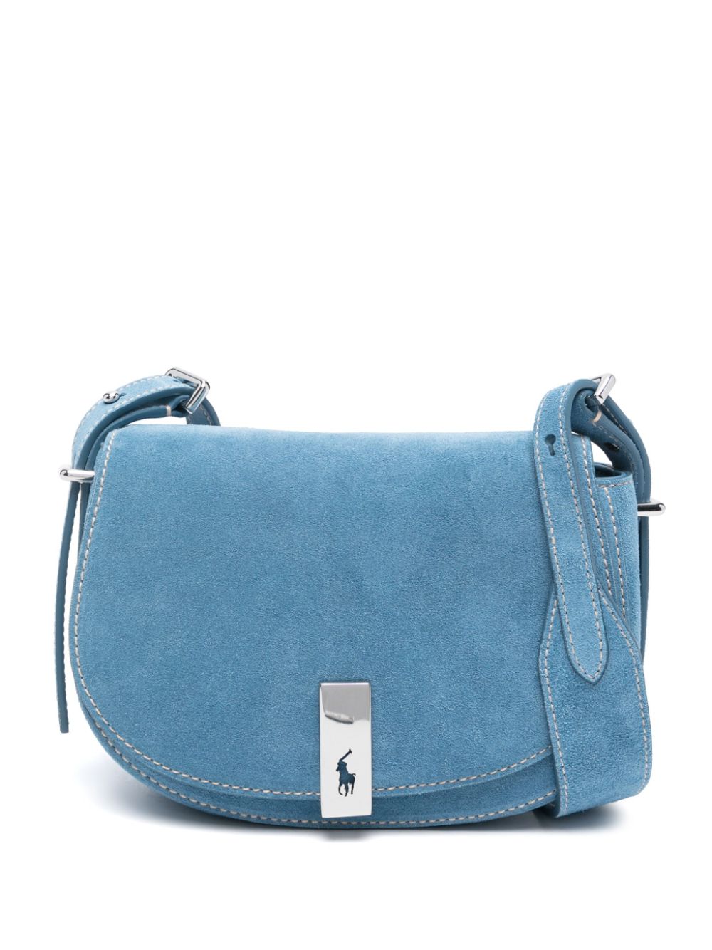 Polo Ralph Lauren mini Saddle Polo ID cross body bag - Blue von Polo Ralph Lauren