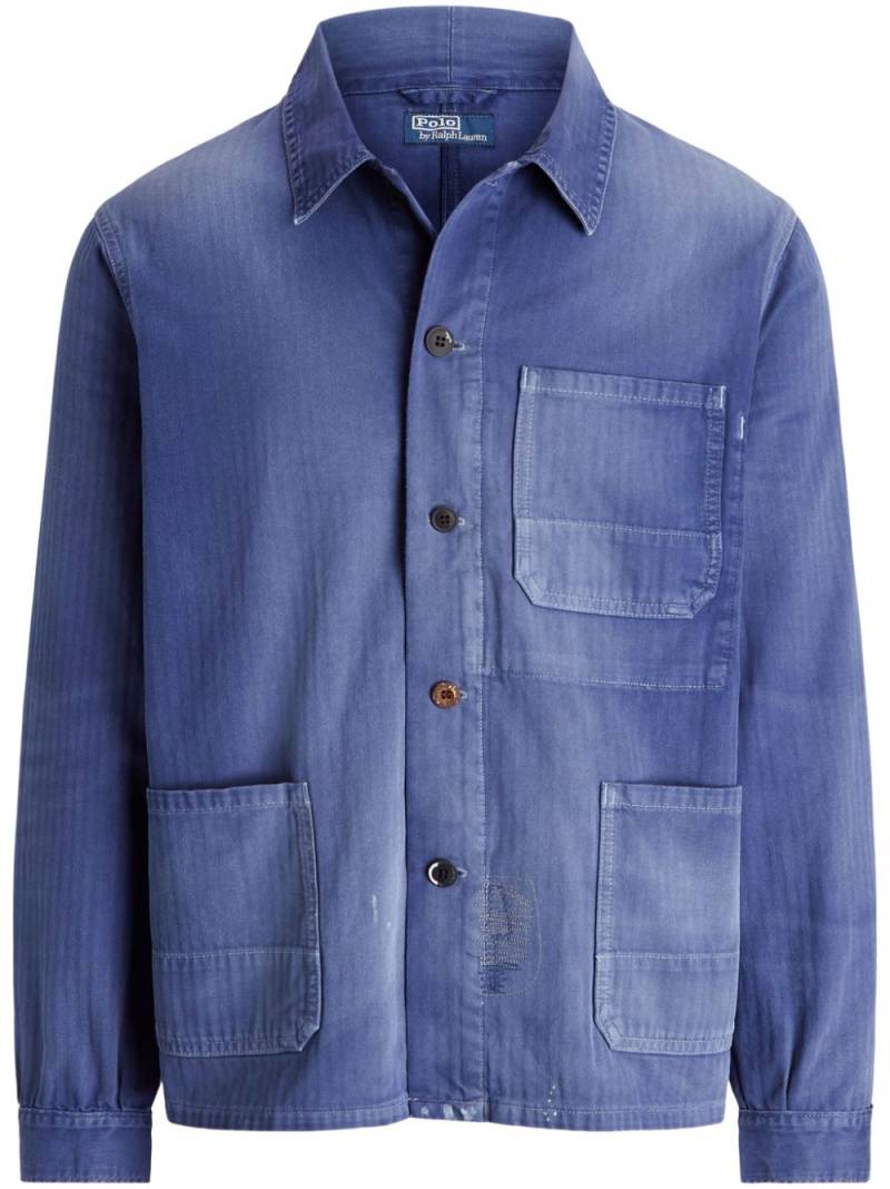 Polo Ralph Lauren multiple-pocket field jacket - Blue von Polo Ralph Lauren