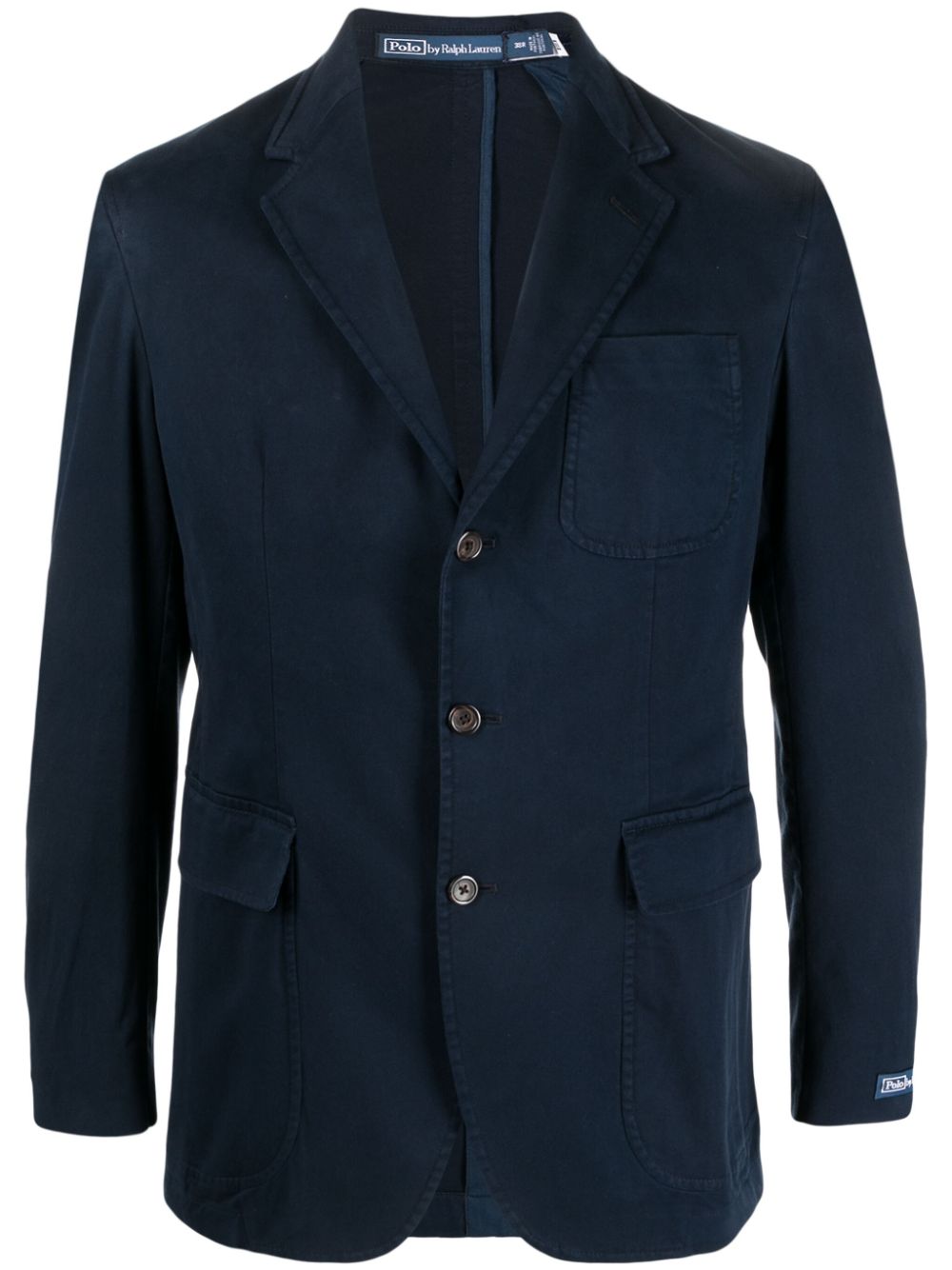 Polo Ralph Lauren notched-lapel single-breasted blazer - Blue von Polo Ralph Lauren