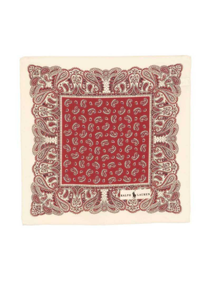 Polo Ralph Lauren paisley-print pocket square - Red von Polo Ralph Lauren