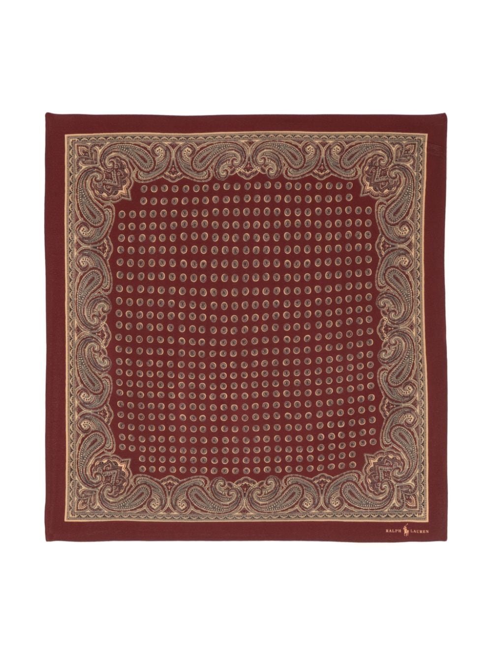 Polo Ralph Lauren paisley-print silk scarf - Red von Polo Ralph Lauren