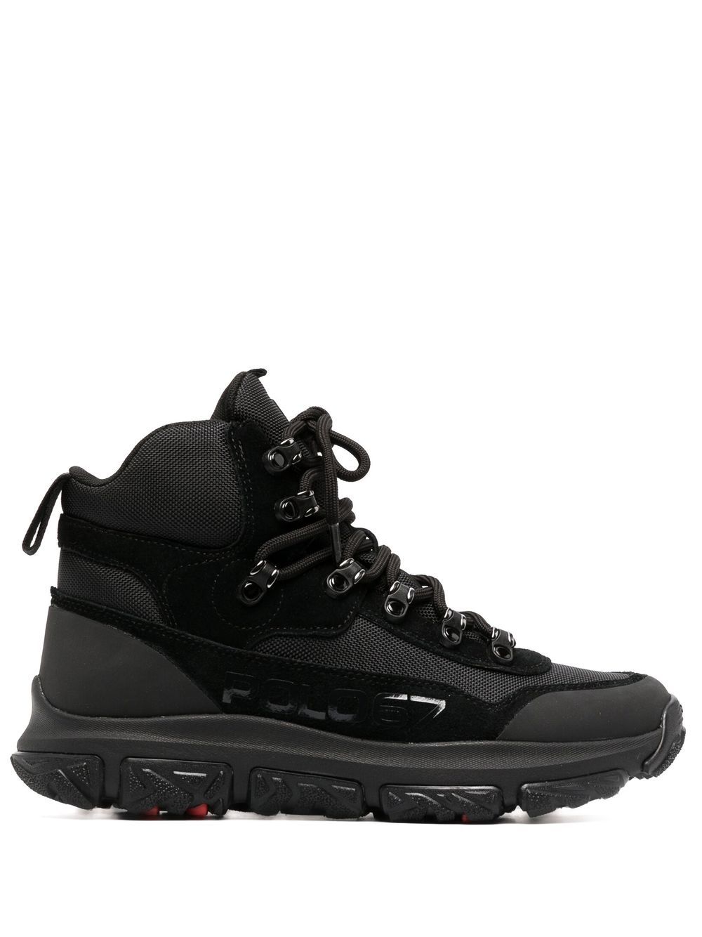 Polo Ralph Lauren panelled ankle-length trail boots - Black von Polo Ralph Lauren