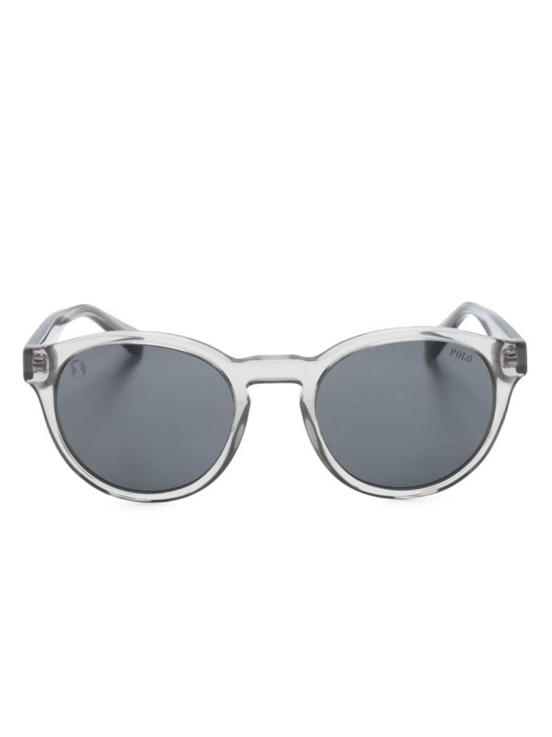 Polo Ralph Lauren pantos-frame tinted sunglasses - Grey von Polo Ralph Lauren