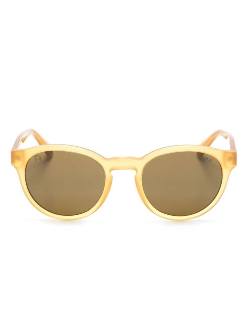 Polo Ralph Lauren pantos-frame tinted sunglasses - Yellow von Polo Ralph Lauren