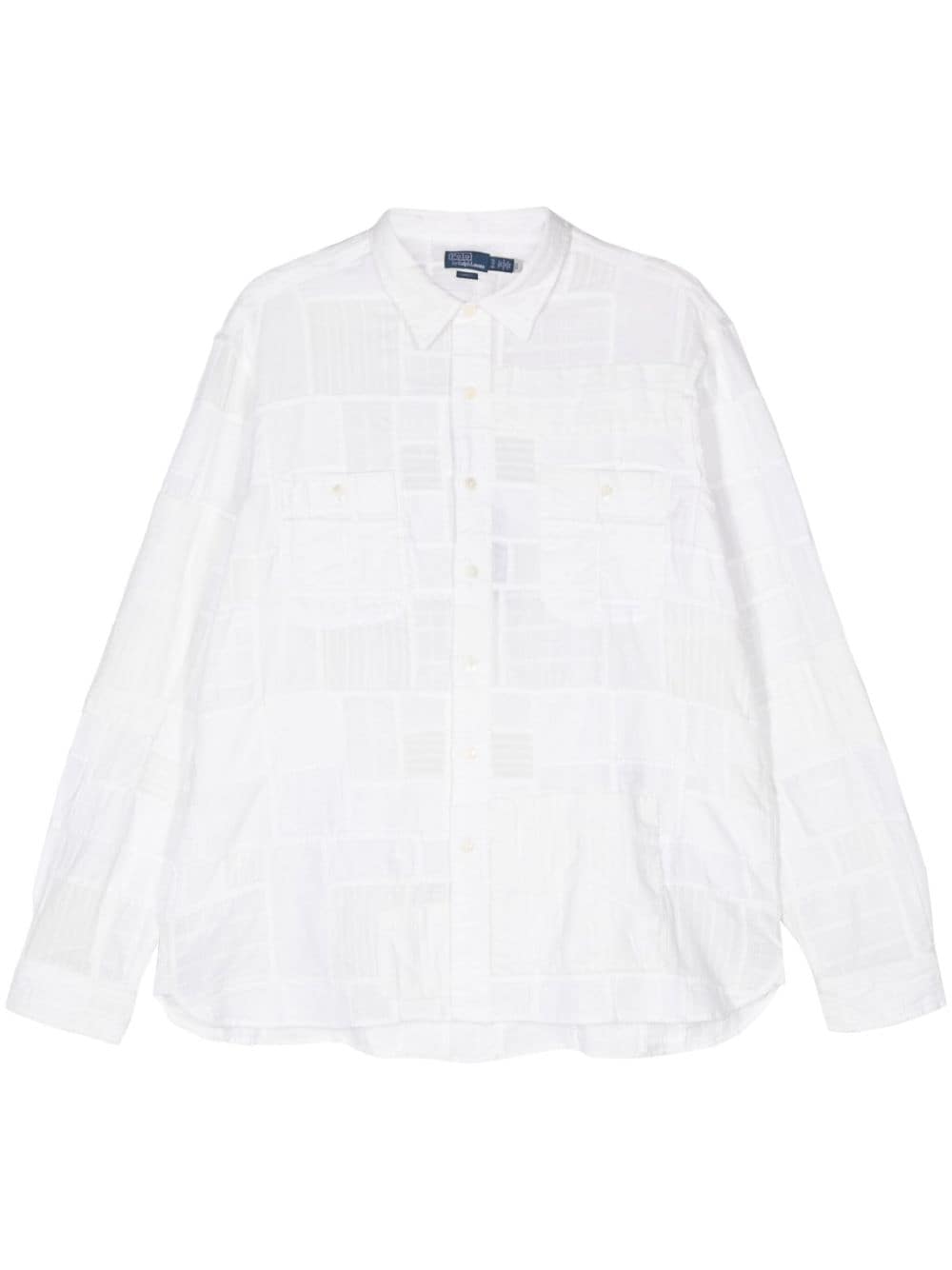 Polo Ralph Lauren patchwork shirt - Neutrals von Polo Ralph Lauren