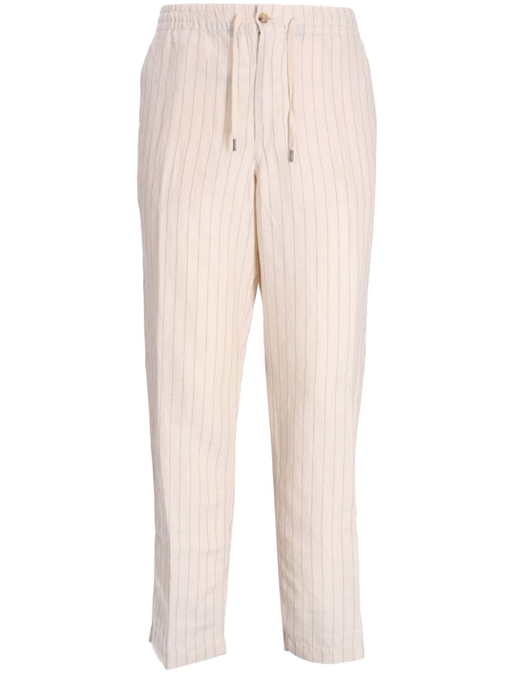 Polo Ralph Lauren pinstriped tapered trousers - Neutrals von Polo Ralph Lauren