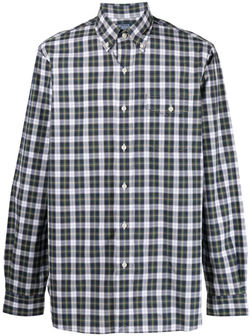 Polo Ralph Lauren plaid-check pattern cotton shirt - Green von Polo Ralph Lauren