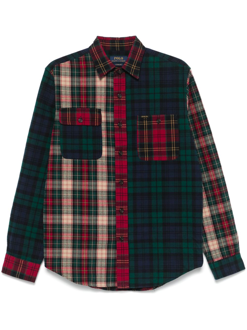 Polo Ralph Lauren plaid-check shirt - Green von Polo Ralph Lauren